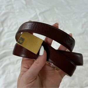 Dior leather belt vintage 40/100